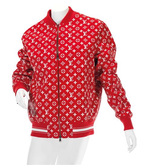 red louis vuitton jacket mens|lv sherpa jacket.